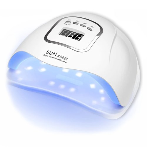 KIK KX2979 Duálna UV/LED lampa na nechty SUN X5, 150 W - MAX s LCD displejom