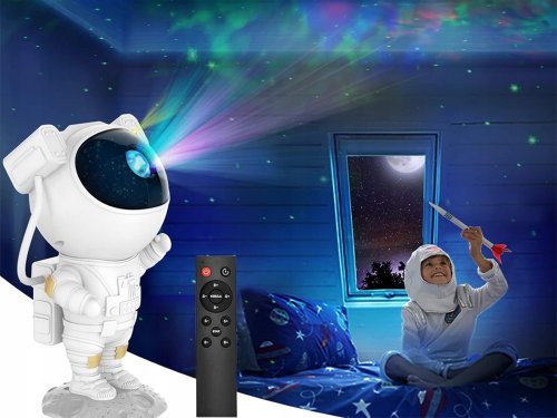 Verk Astronaut projektor noční oblohy, polární záře a hvězd, dálkové ovládání