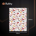 Ruhhy 26608 Deka s vánočním motivem 150 x 200 cm, bílá