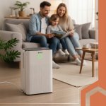 Ruhhy 26497 Odvlhčovač vzduchu WiFi 200 W, 2000 ml, bílá