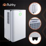 Ruhhy 26497 Odvlhčovač vzduchu WiFi 200 W, 2000 ml, bílá