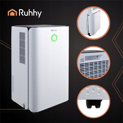 Ruhhy 26497 Odvlhčovač vzduchu WiFi 200 W, 2000 ml, bílá