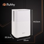 Ruhhy 26498 Odvlhčovač vzduchu Dryzix 500, WiFi, 200 W, 2000 ml, bílá