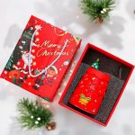 eCa KB06CZE Štýlový vianočný termohrnček v tvare stromčeka so slamkou, 400 ml, červený