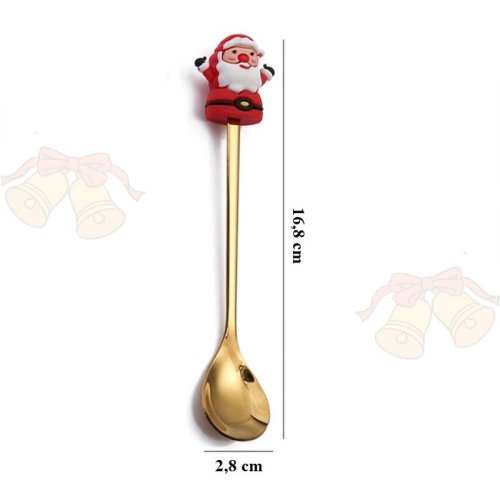 eCa LYZ5 Luxusní vánoční sada lžiček a vidliček, 6 ks