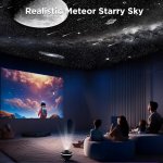 Pronett XJ5650 Projektor noční oblohy, polární záře a galaxie, 4K, černý