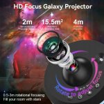 Pronett XJ5650 Projektor noční oblohy, polární záře a galaxie, 4K, černý