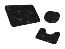 Pronett XJ5675 Koupelnová sada 3dílná, design černého mramoru