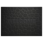 Pronett XJ5673 Vonkajšia gumová rohož 40 x 60 cm, čierna