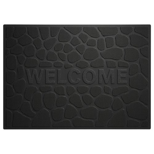 Pronett XJ5673 Vonkajšia gumová rohož 40 x 60 cm, čierna