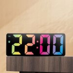 Pronett XJ5828 Multifunkční hodiny s budíkem a teploměrem, černé