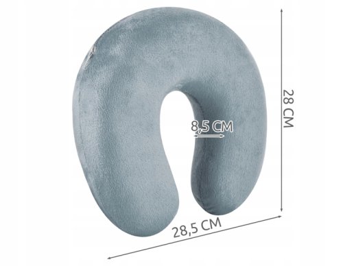 Trizand 7973 Cestovní polštář šedá