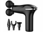 Verk 24575 Masážna pištoľ 25W, 4x nástavce, čierna