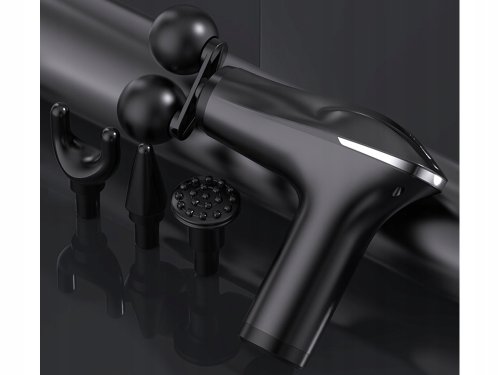 Verk 24575 Masážna pištoľ 25W, 4x nástavce, čierna