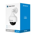 Cabletech URZ1008 Atrapa bezpečnostní kamery kulatá s LED diodou