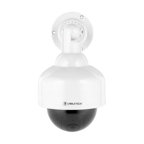 Cabletech URZ1008 Atrapa bezpečnostní kamery kulatá s LED diodou