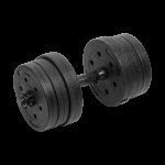 Rebel RBA-2328 Nastavitelné činky 2 x 10 kg, černé