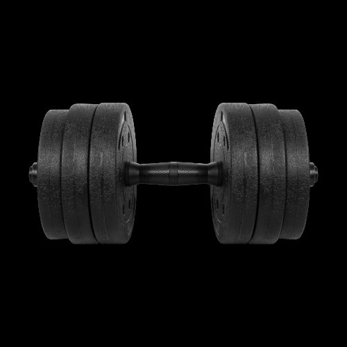 Rebel RBA-2328 Nastavitelné činky 2 x 10 kg, černé