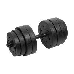 Rebel RBA-2328 Nastaviteľná činka 1 x 20 kg, čierna