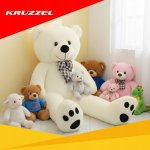Kruzzel 25925 Velký plyšový medvěd 180 cm, krémový