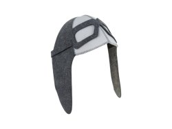 Isomedix 26456 Plstěná saunová čepice, šedá