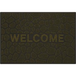 Pronett XJ5673 Venkovní gumová rohožka 40 x 60 cm, černohnědá