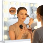 Soulima 26129 Kosmetické zrcadlo s osvětlením 15 LED, 58 x 46 cm