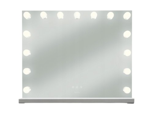 Soulima 26129 Kosmetické zrcadlo s osvětlením 15 LED, 58 x 46 cm