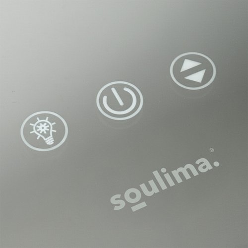 Soulima 26129 Kosmetické zrcadlo s osvětlením 15 LED, 58 x 46 cm