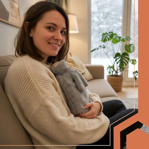 Ruhhy 26383 Ohrievacia termofľaša s fleecovým obalom 1,8 l