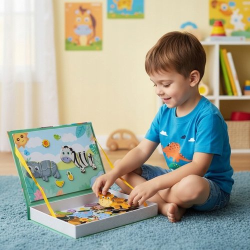 ISO 26336 Magnetická kniha - zvířátka 53 ks