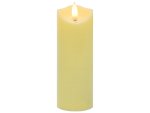 Ruhhy 26720 LED sviečka na batérie 17 x 5 cm, béžová