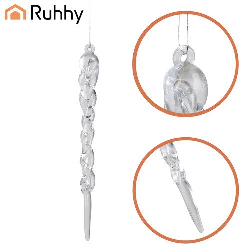 Ruhhy 25377 Sada vánočních rampouchů 12 ks 