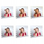 Soulima 25808 Kozmetické zrkadlo s 18 LED svetlami, 80 x 62 cm