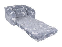 Kruzzel 26381 Dětské polohovací křeslo fluorescenční, 2 v 1