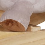 KIK KX2897 Houpací medvídek se zvuky, hnědý