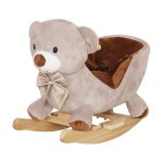 KIK KX2897 Houpací medvídek se zvuky, hnědý