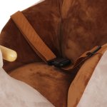 KIK KX2897 Houpací medvídek se zvuky, hnědý