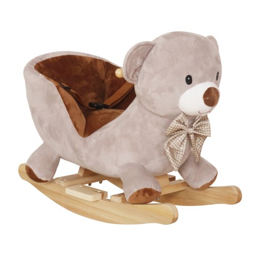 KIK KX2897 Houpací medvídek se zvuky, hnědý