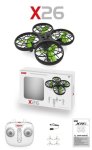 Syma KX7861 RC dron X26 s detekcí překážek, 2,4 GHz, černo-zelený