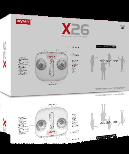 Syma KX7861 RC dron X26 s detekcí překážek, 2,4 GHz, černo-zelený