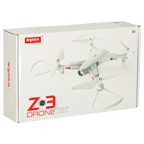 Syma KX7222 Dron RC Z3 WiFi, gyroskop, 720p HD, 2,4GHz bílý