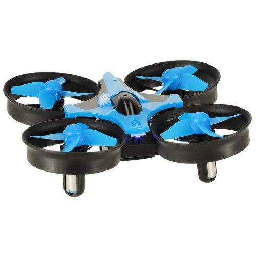 KIK KX9891 Mini dron RC JJRC H36 - 2,4 GHz, 4CH, 6-osý gyroskop, modrý