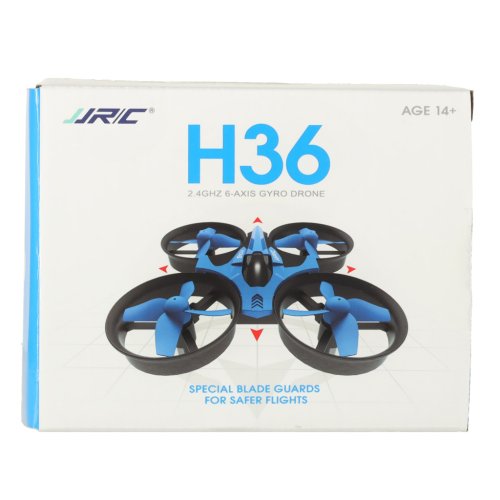KIK KX9891 Mini dron RC JJRC H36 - 2,4 GHz, 4CH, 6-osý gyroskop, modrý