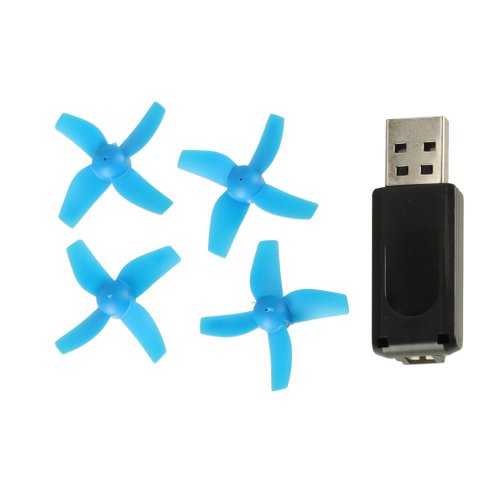 KIK KX9891 Mini dron RC JJRC H36 - 2,4 GHz, 4CH, 6-osý gyroskop, modrý