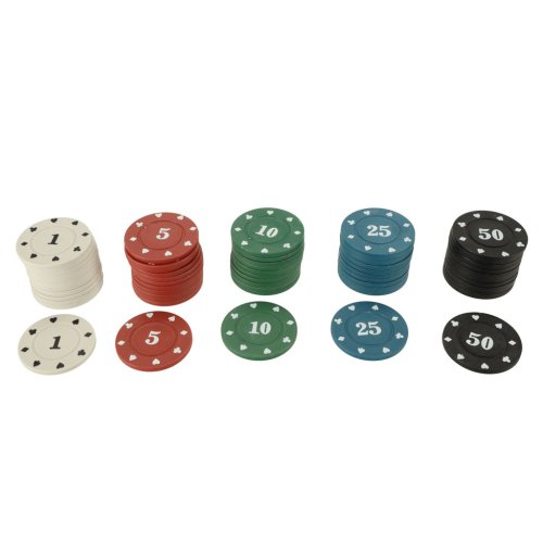 KIK KX4409 Poker set 500 žetonů, 2 balíčky karet XXL