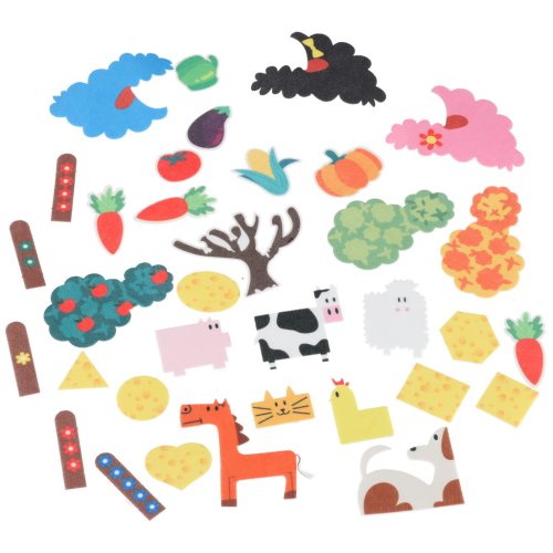 KIK KX2956 Montessori senzorická kniha farma, zelená