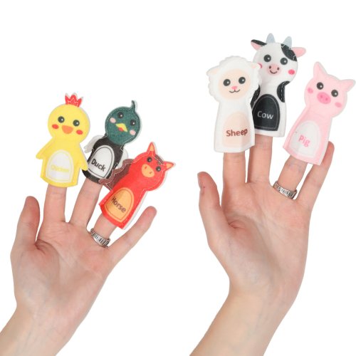 KIK KX2956 Montessori senzorická kniha farma, zelená