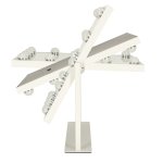 KIK KX3942 Kozmetické zrkadlo s LED svetlom, 12 žiaroviek, USB, 30 x 40 cm