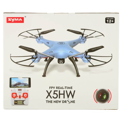 Syma KX9530 RC dron X5HW kamera FPV WiFi 2,4GHz, modrý